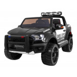 Elektrické autíčko Ford Ranger Raptor policia nelakované - čierne 